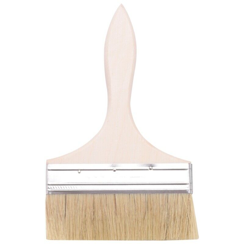 6" Wide Bristle Hair Wooden Handle Paint Brush Wall Painting Tool I1A5A5