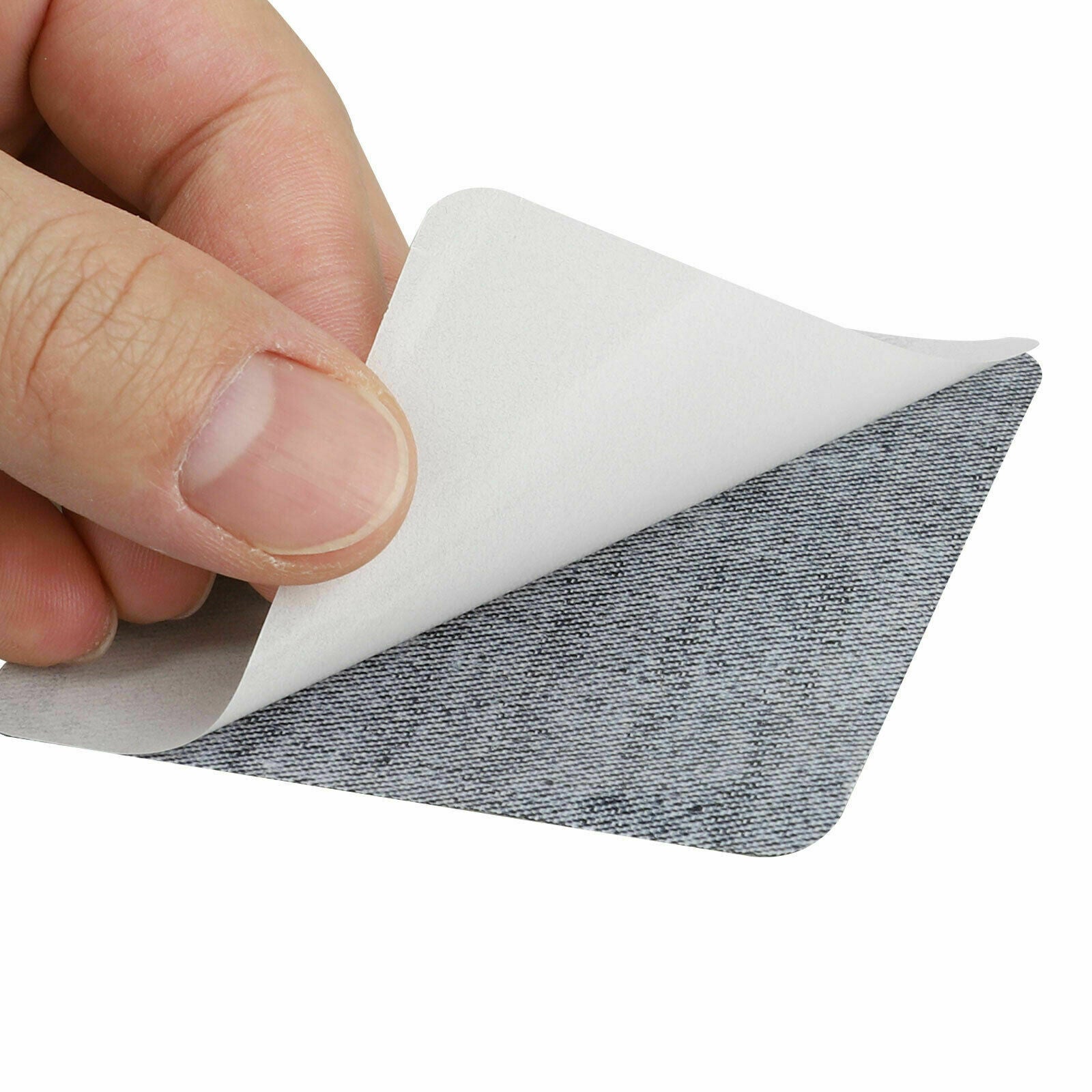 20pcs DIY Design Iron on Denim Fabric Patches Clothing Jeans Repair Kit 5 Colors