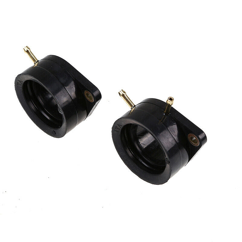 Black Carburetor Intake Pipe Adapter Manifold Interface Motorcycle For Yamaha