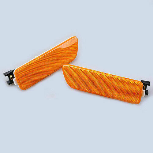 Pair Bumper Side Markers Corner Reflector Light Fit VW Jetta Golf MK4 1999-2005
