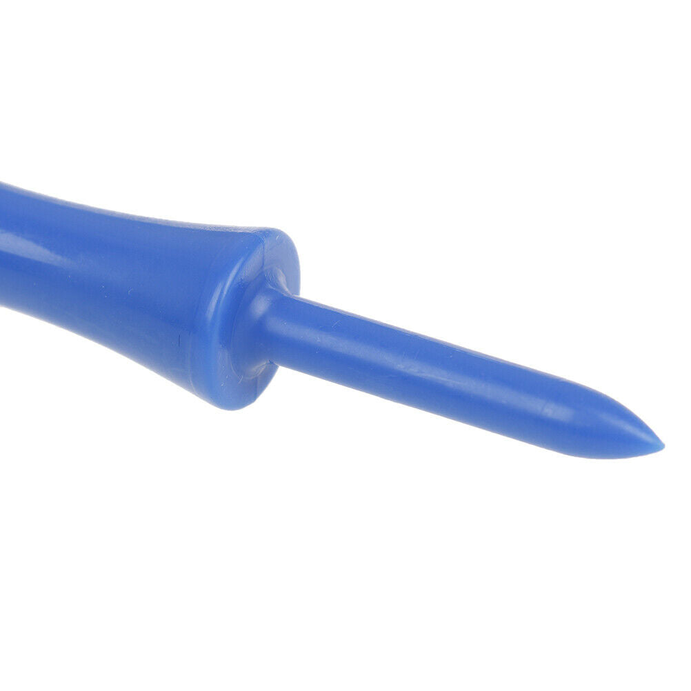 50Pcs/set Plastic Step Down Golf Tees Height Control Blue 2.68 inch~ii tHSJCA