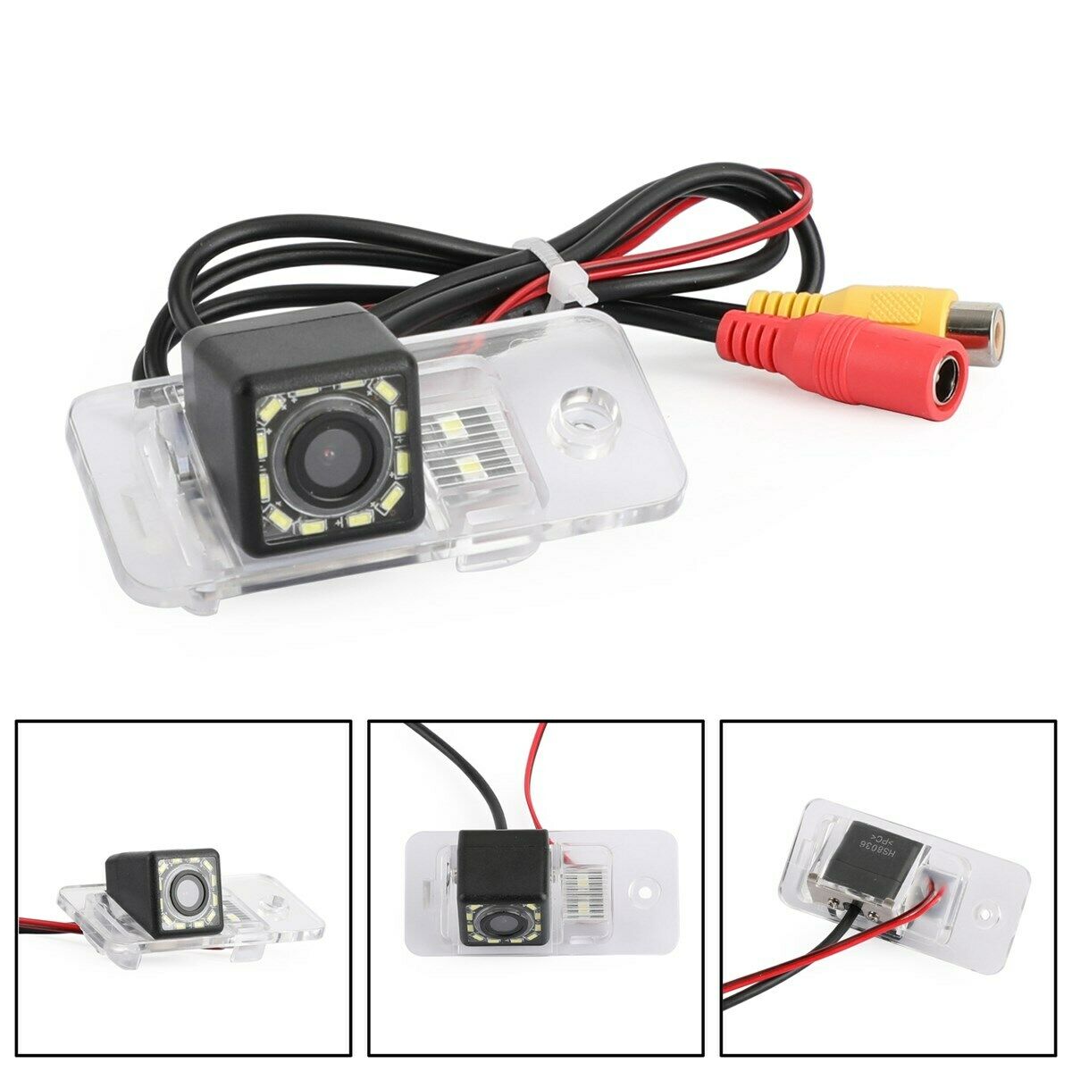 Reverse Backup Camera 12LED for Audi A8 A6 A4 A3 Q7 S5 S6 S8 RS4 RS6 A4L/Q5/A5 P
