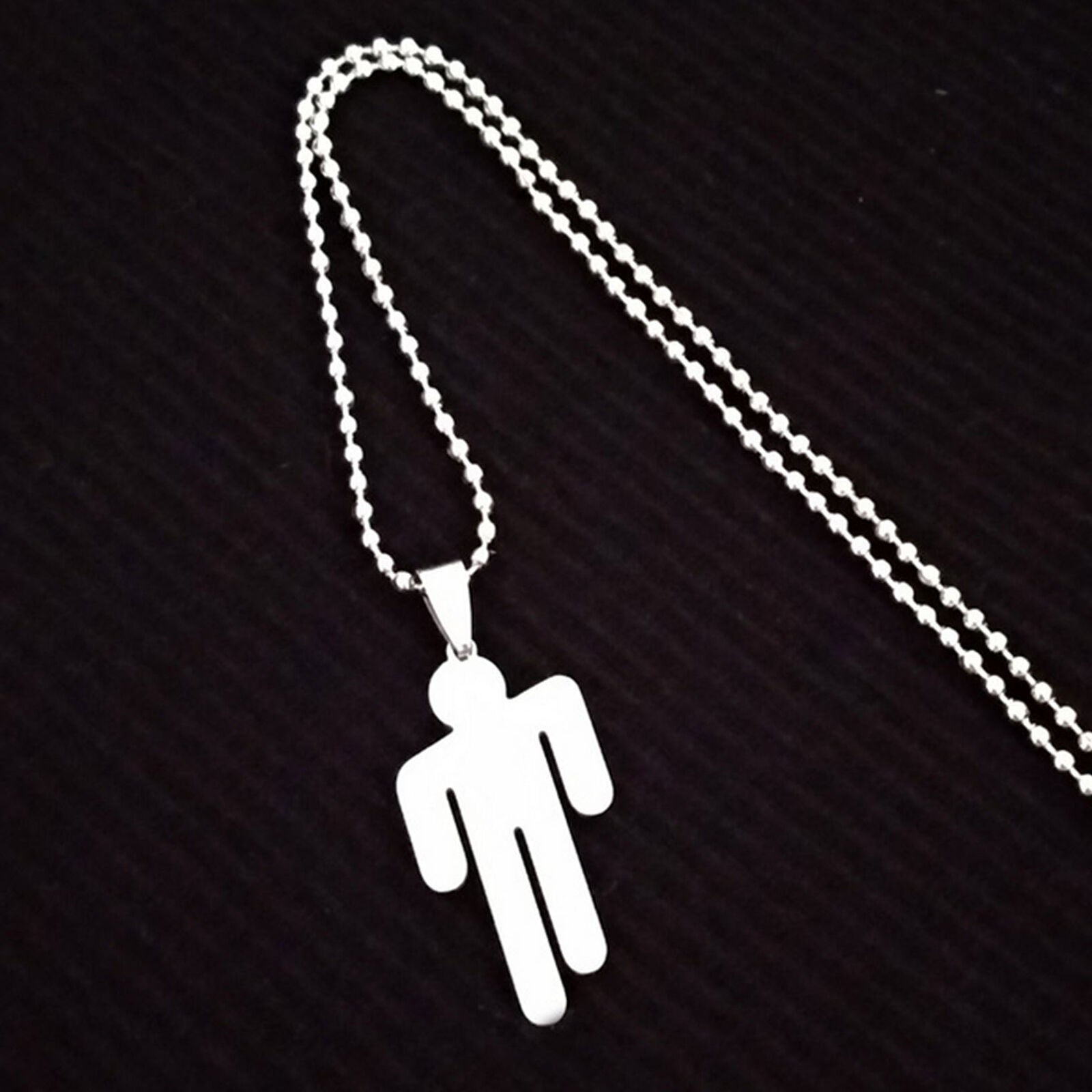 New Singer Pendant Necklace Stainless Steel Human Shape Jewelry Gift