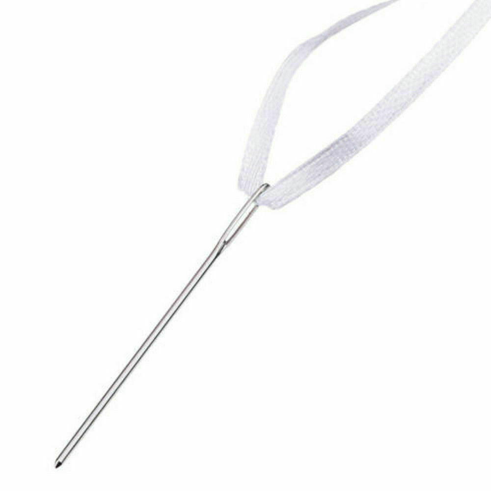9 Pieces Blunt Needles Steel Large-eye Yarn Knitting Sewing Needles Kit 3 Size