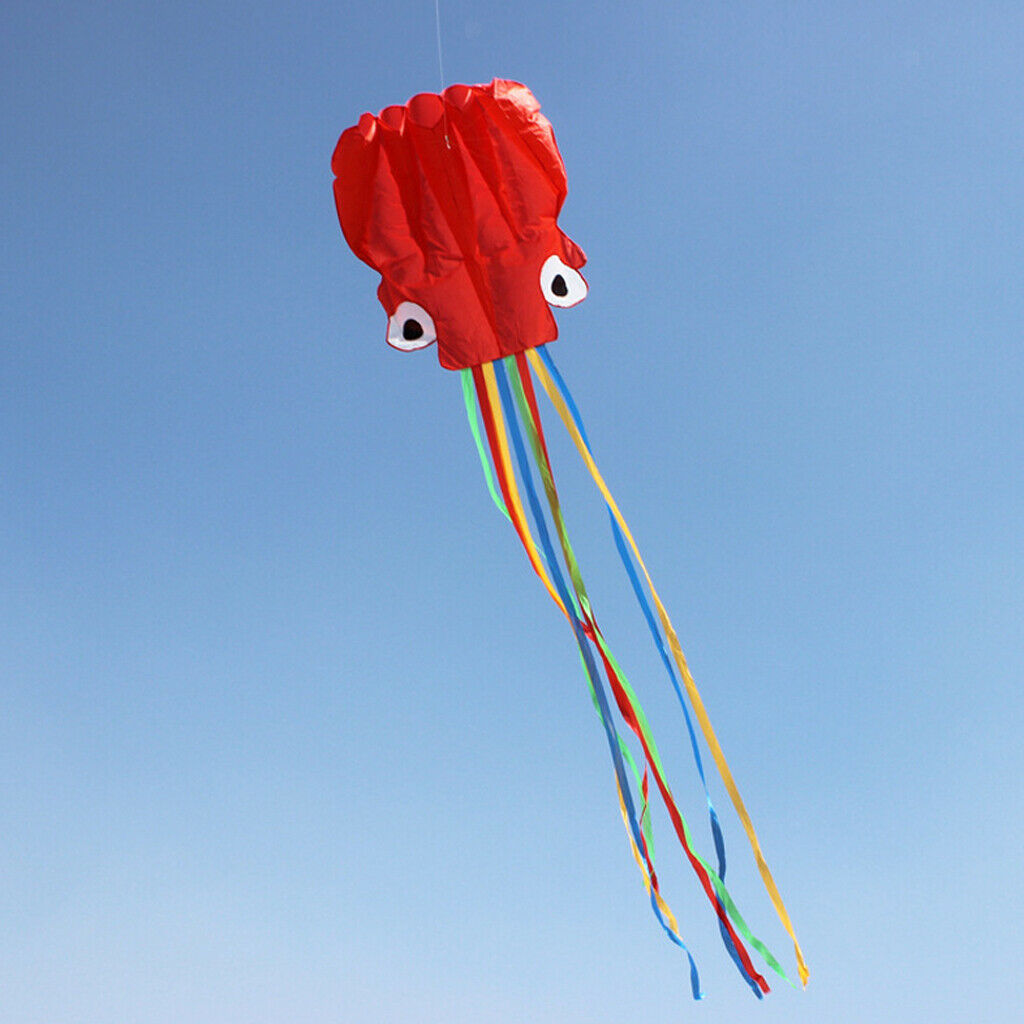 3 Pieces Software Octopus Flying Kite for Kids Sports Activity Toys Gift