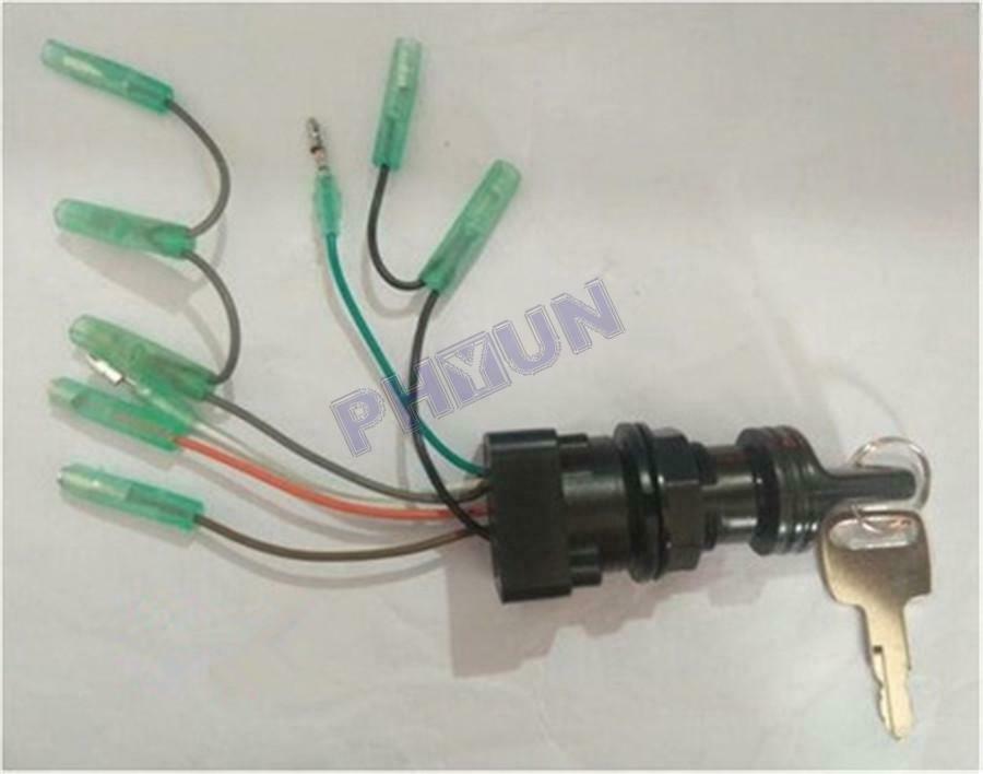 Ignition Key Switch Assembly Control Box For Suzuki Outboard 37110-99E00 / 92E01