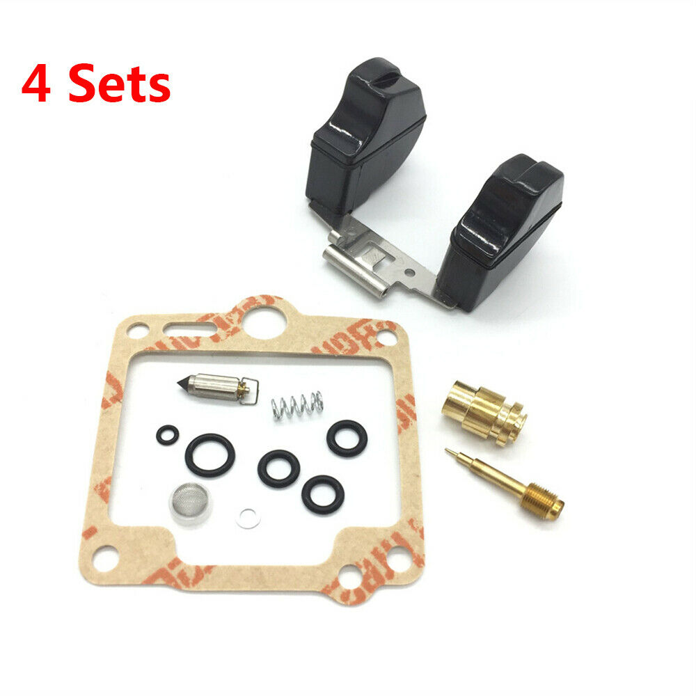 For 1988-1992 Yamaha FJ1200 Carb Carburetor Rebuild Kit & Float 4 Sets