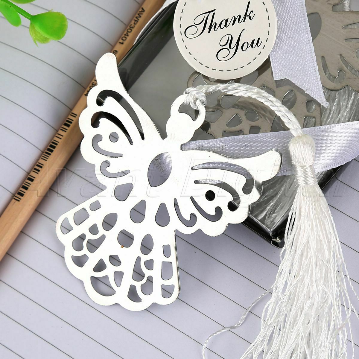 Designed Guardian Angel Tassels Bookmark Page Holder Marker Memo Note Stationery