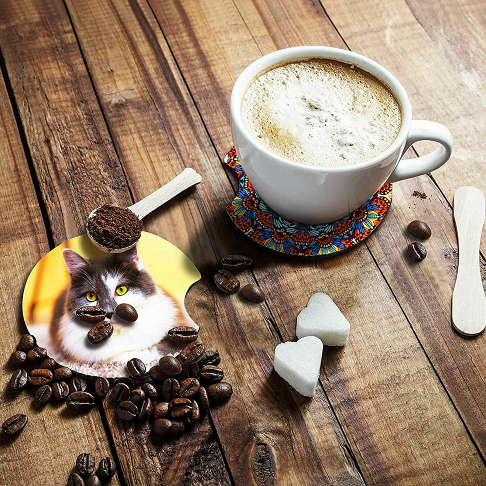 50 X Sublimation Cup Coasters Blank  Transfer for Malprojects DIY