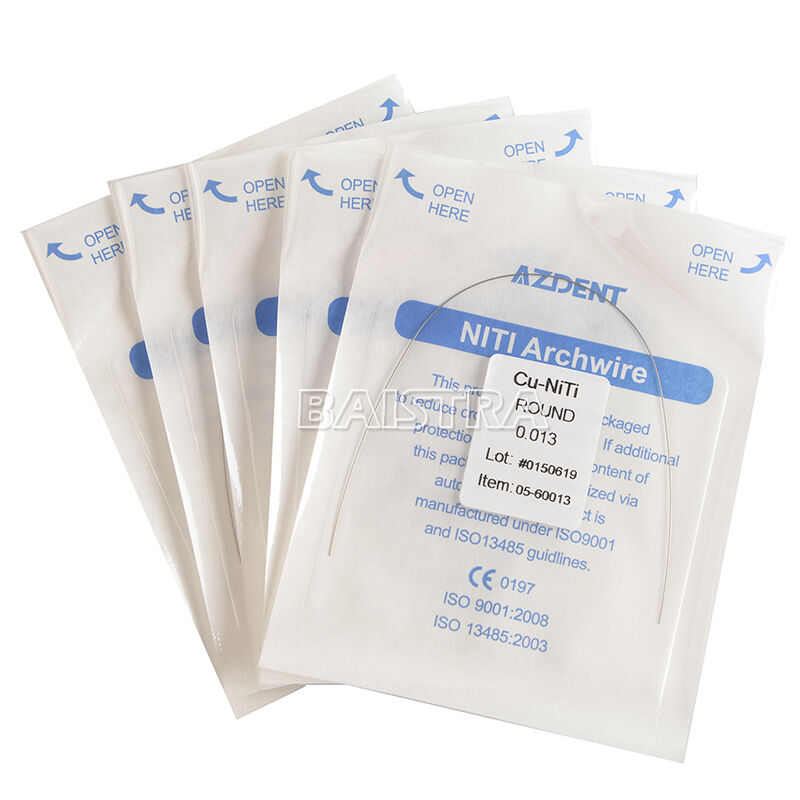 50 X AZDENT Dental Orthodontic Cu NiTi Copper Nickel Titanium Round Arch Wires