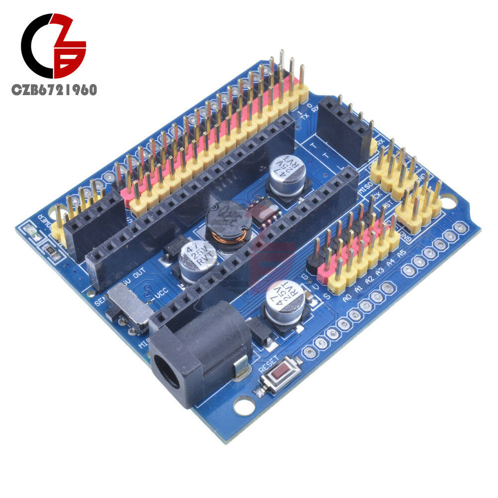 For arduino Nano v3.0 I/O expansion board micro sensor shield Uno r3 leonardo