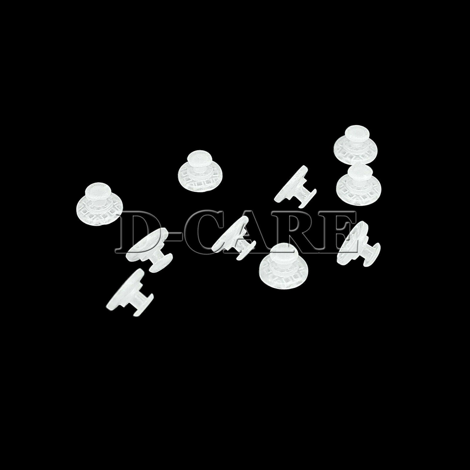 10pcs/pack Dental Orthodontic Lingual Buttons Bondable Round Flat Ceramic DC
