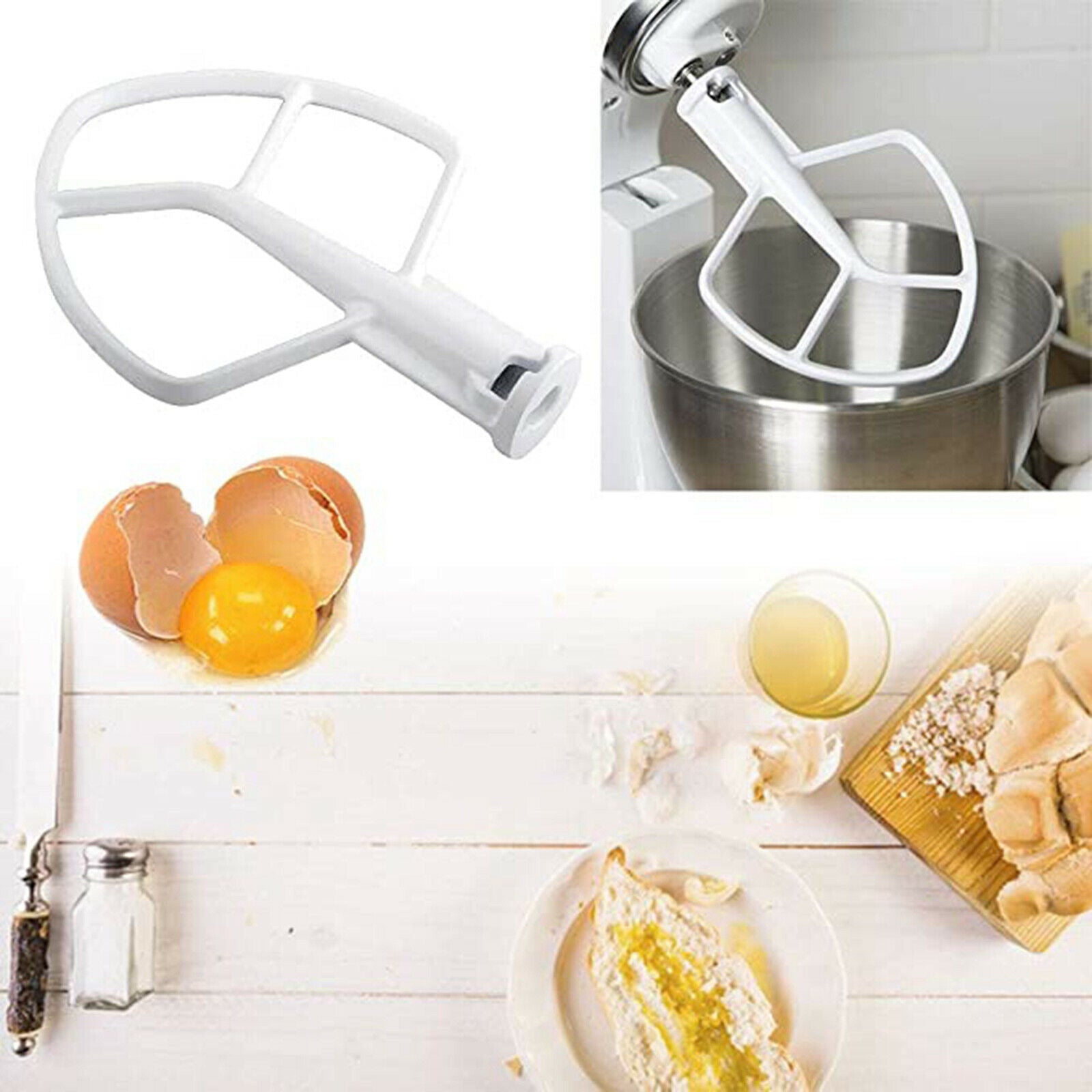 Replacement Flat Wire Whisk for 3pc Mixer.