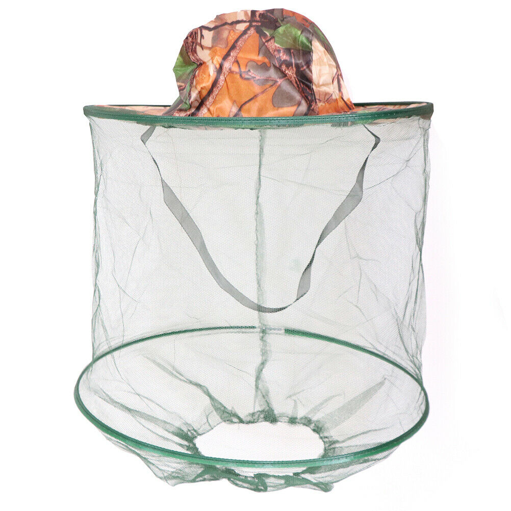 Camouflage outdoor fishing hat mosquito net beekeeping hat YA .l8