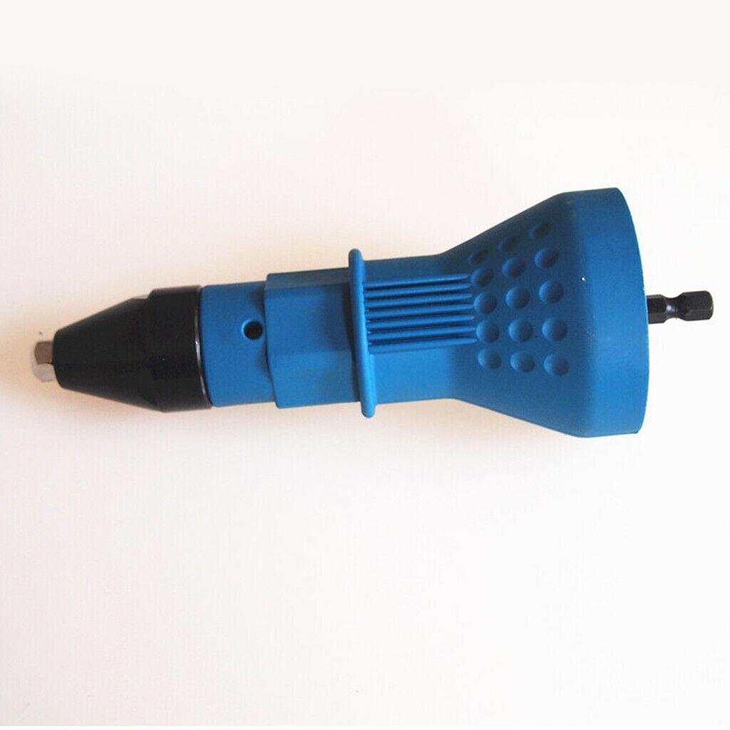 Rivets Gun Wrench Rivets Head 6 Piece Set Blue Plastic + Alloy Rivets Tools
