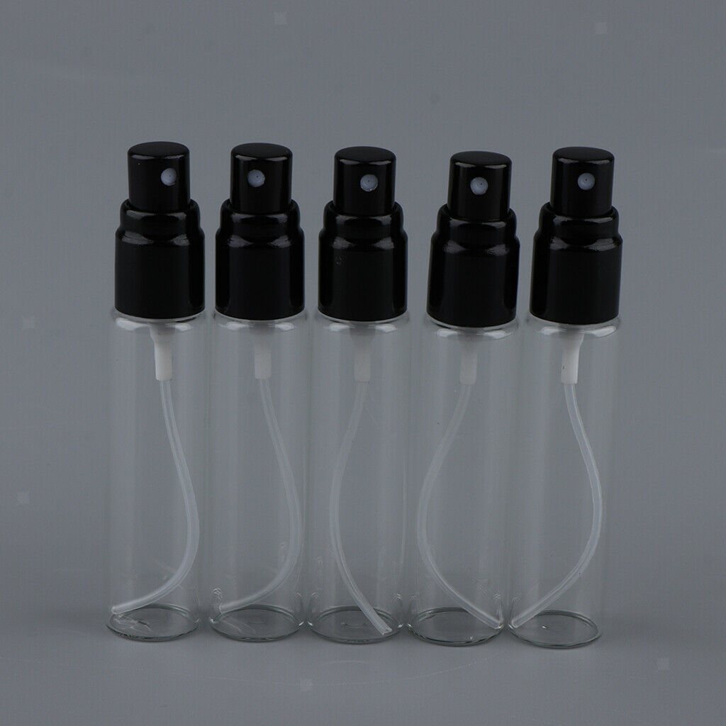 15 Pieces 10ml Empty Refillable Glass Perfume Spray Bottles Travel Vials