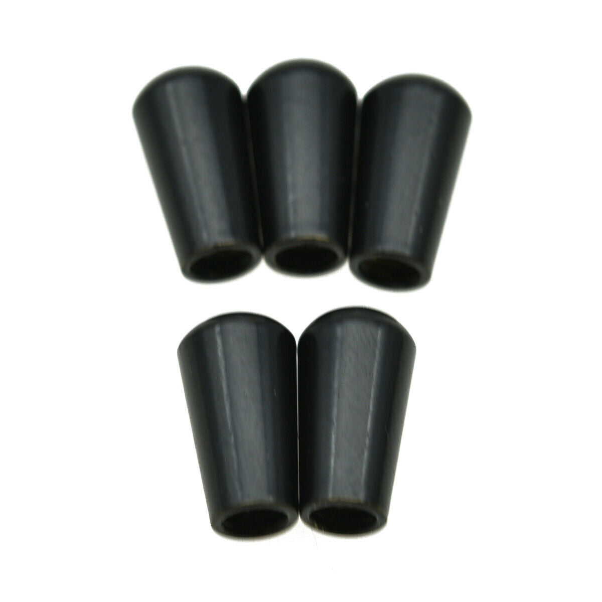 5x Black USA Thread SAE 8-32 Metal Toggle Switch Tip Fits Gibson/Switchcraft