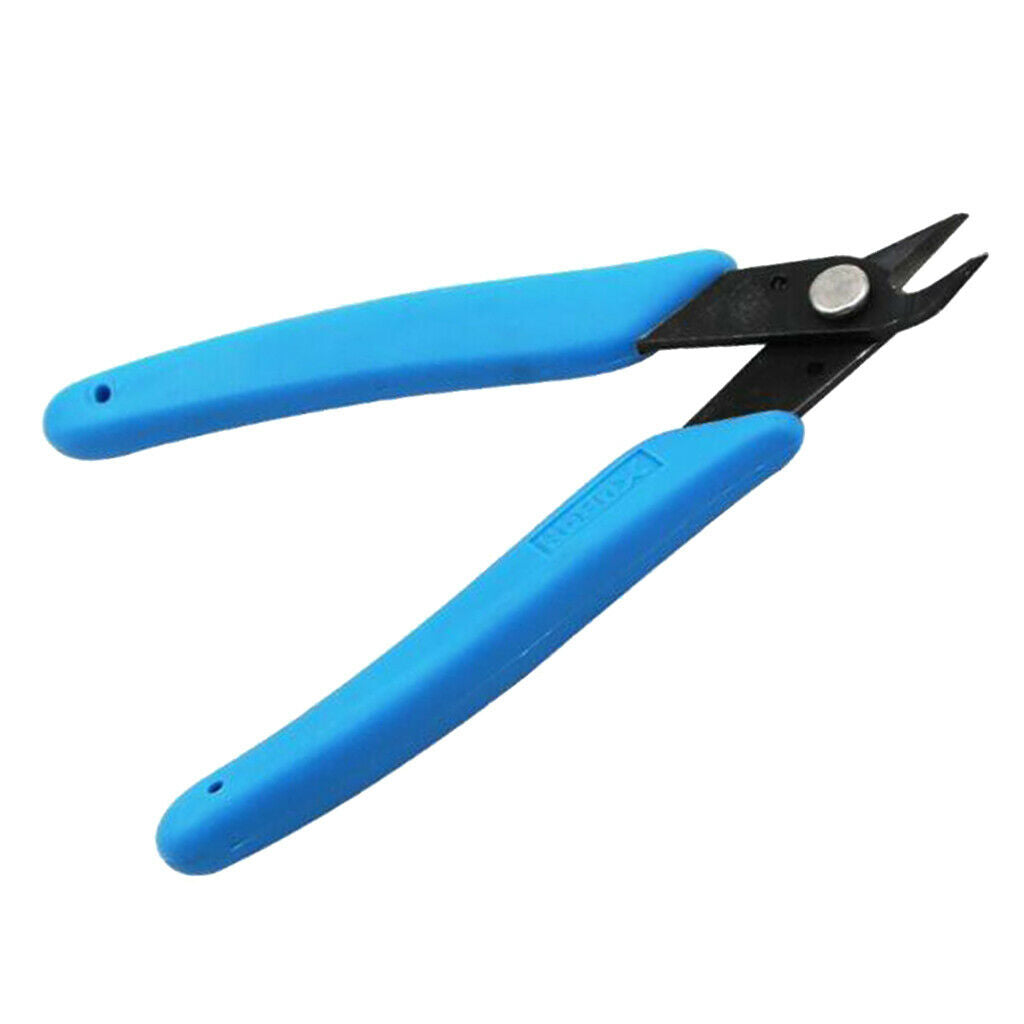 5" Wire Flush Cutter Mini Diagonal Cutting Pliers For Electronics