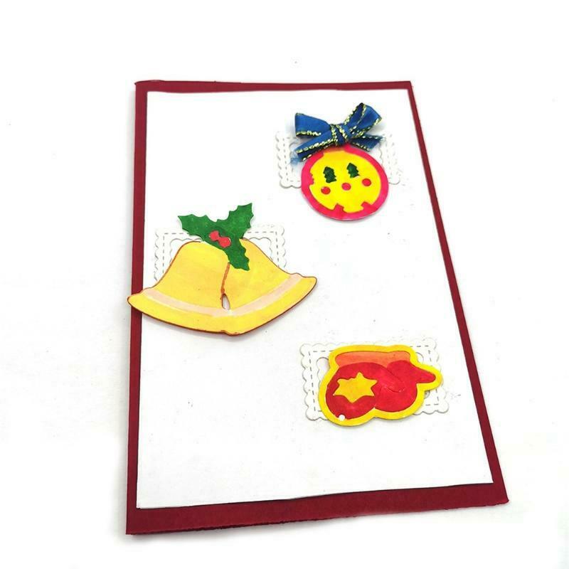 Christmas Double Little Bells Carbon Steel Cutting Dies DIY Scrapbooking Photo