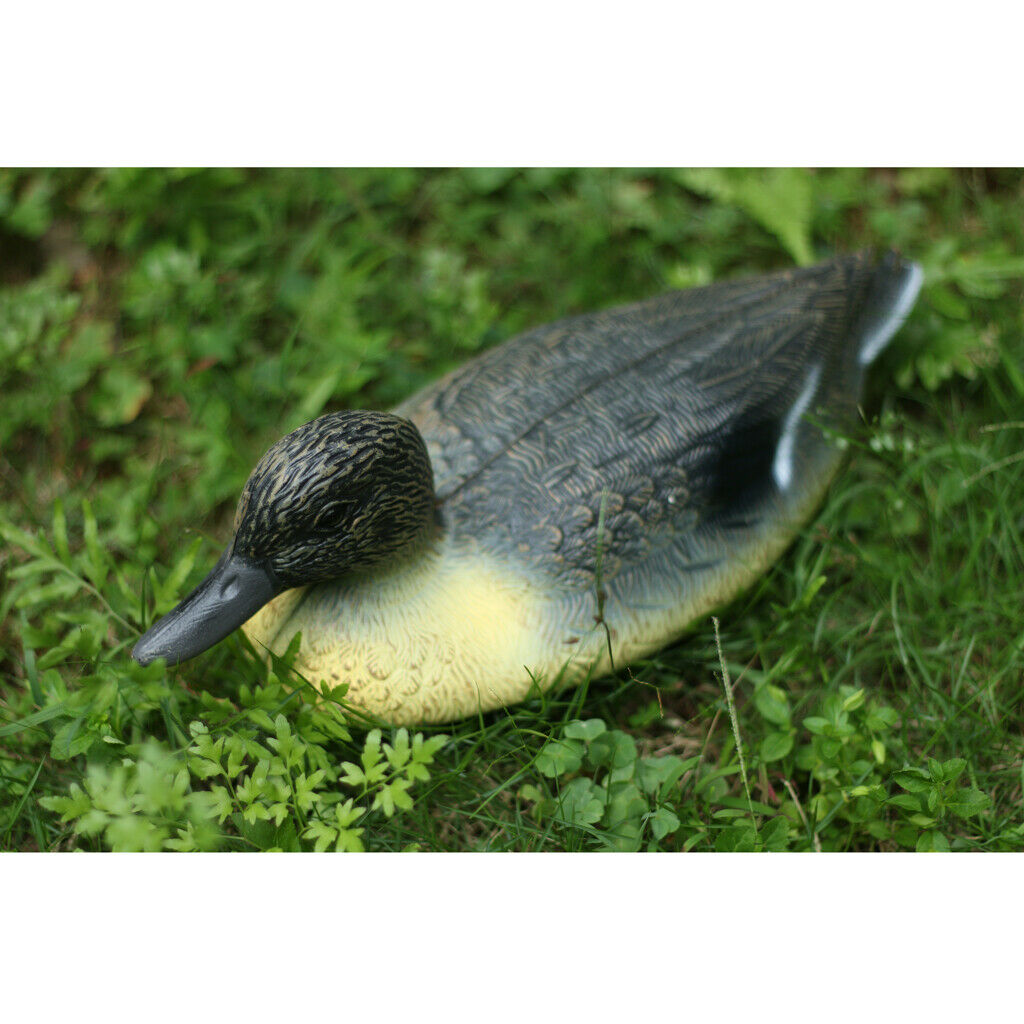 Set of 4 Plastic Mallard Duck Hunting Decoy Ornament Garden Decoration