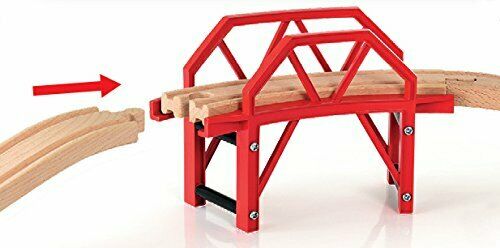 33699 BRIO Curved Bridge Wooden Train Railway Accessories Age 3 Years+