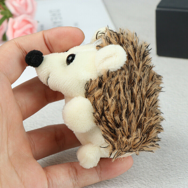 1PCS Cute Plush Hedgehog 7CM  Small Pendant  Mini Soft Stuffed Animal  gi.l8