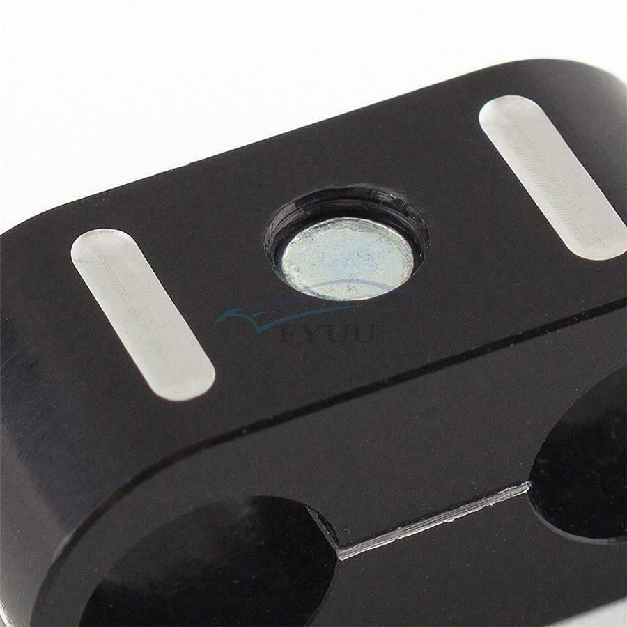 4PCS Aluminum Black Brake Throttle Cable Clamp Protector For Sportster 883 1200