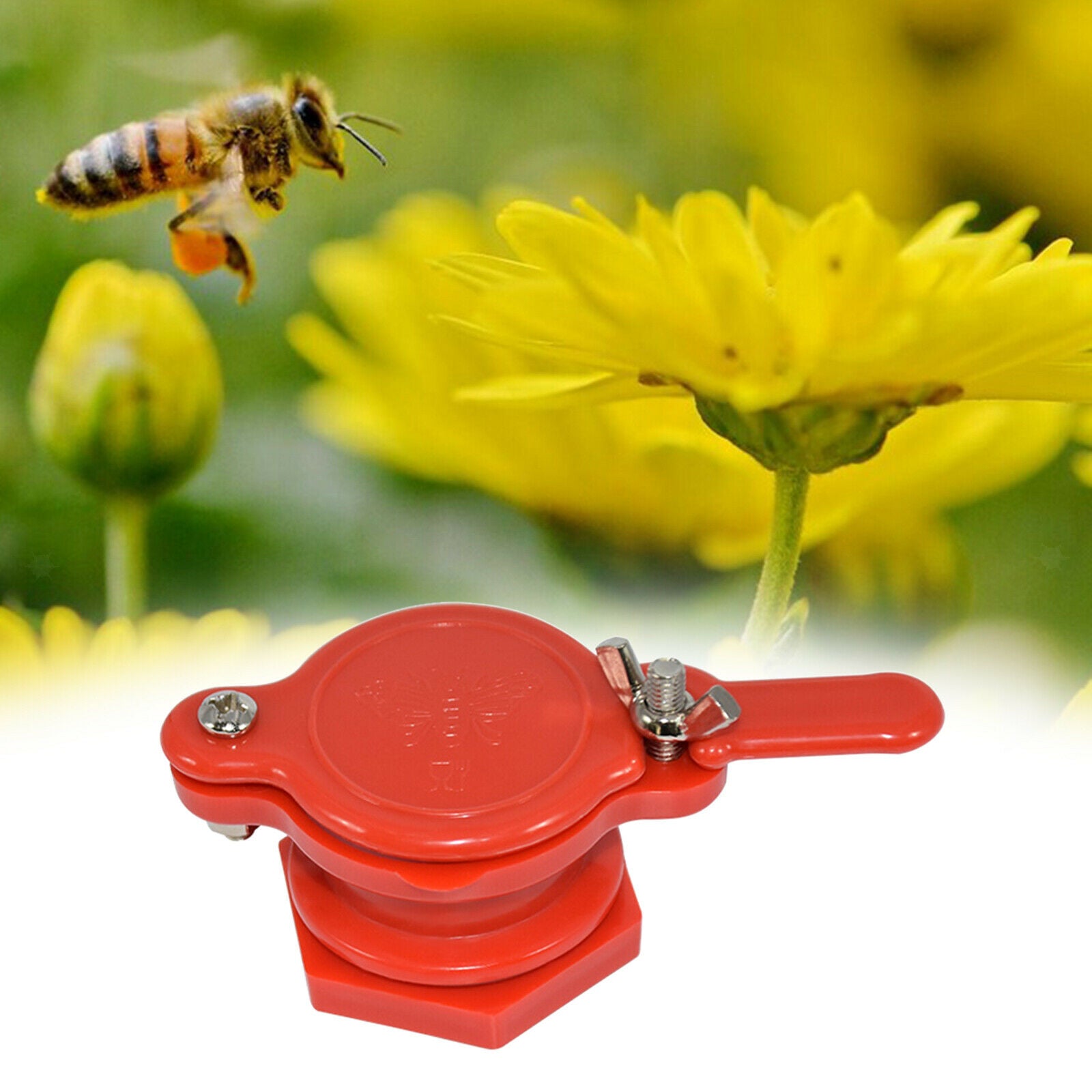 Honey Valve Honey Extractor for Bucket Beekeeping Honey Tap Equipment Red
