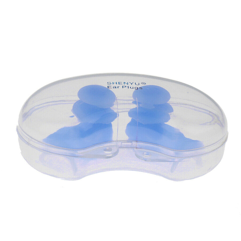Swimming Ear Plug Silicone Ears Plugs Earplugs for Hearing Protection Blue