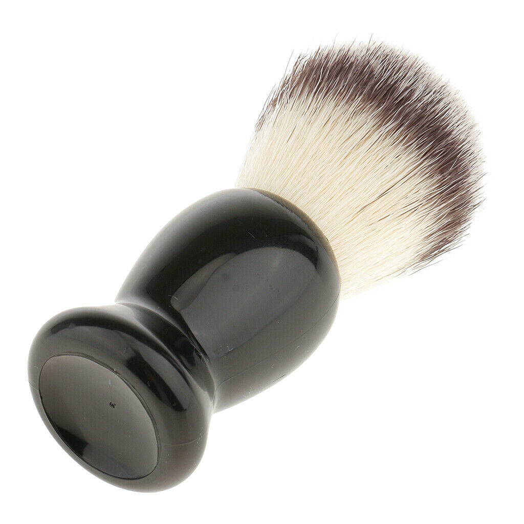 Portable Soft Wet Shaving Brush Salon Barber Shave Tool with ABS Handle Facial