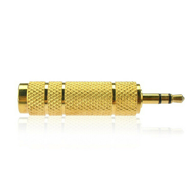 6.5 mm Socket Female to 3.5 mm Plug Male Stereo Audio Adapter Jack Microp.l8