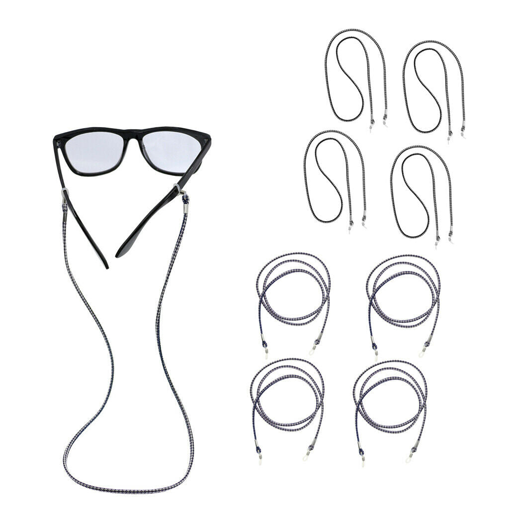 8Pieces Anti-slip Eyeglass Sunglasses Cord Chain Glasses Holder String Rope