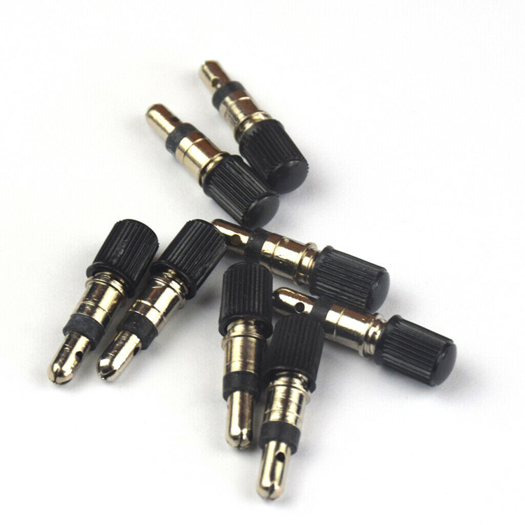 8Pieces Copper 28mm Road Bike Tyre Valve Core Caps Without Tubes Tubeless