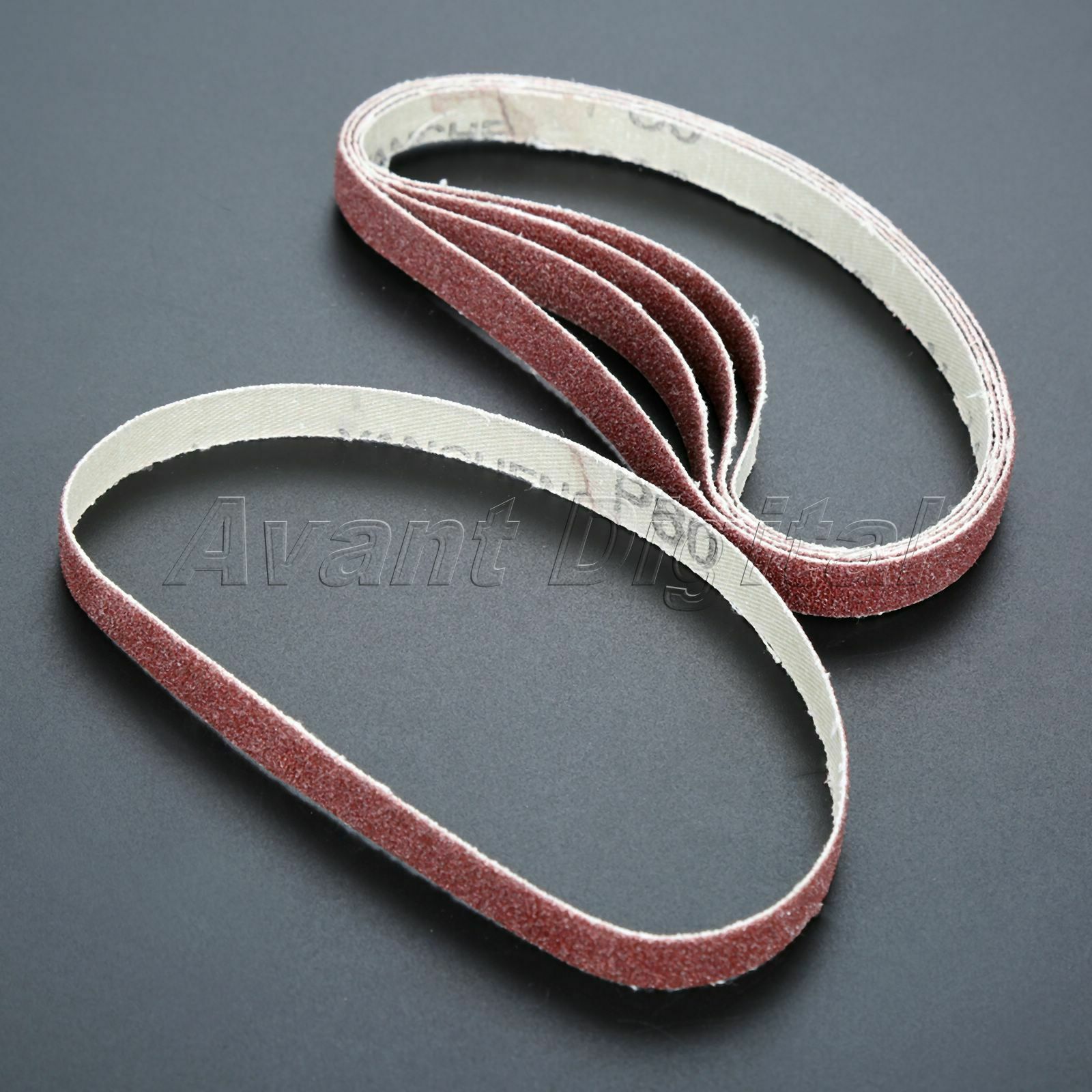 80# Grit Sanding Abrasive Belts Sander Sharpening Polishing Grinding Tool 5pcs