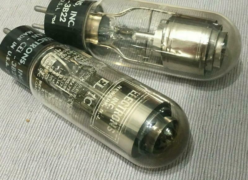 1pcs -Electrons Incorporated EL1C / 3B22 Vacuum tube - NOS
