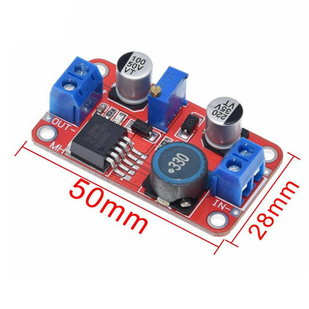 5A XL6019 High-Power Adjustable DC-DC Step Up Power Module Boost Volt Converter