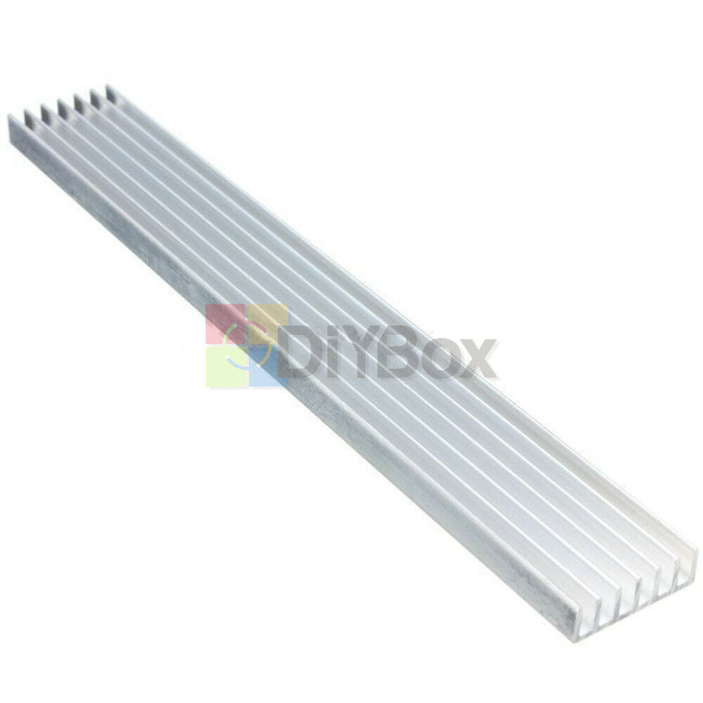 10PCS 150x20x6mm Long Heatsink Aluminum Heat Sink for LED Power Amplifier Board