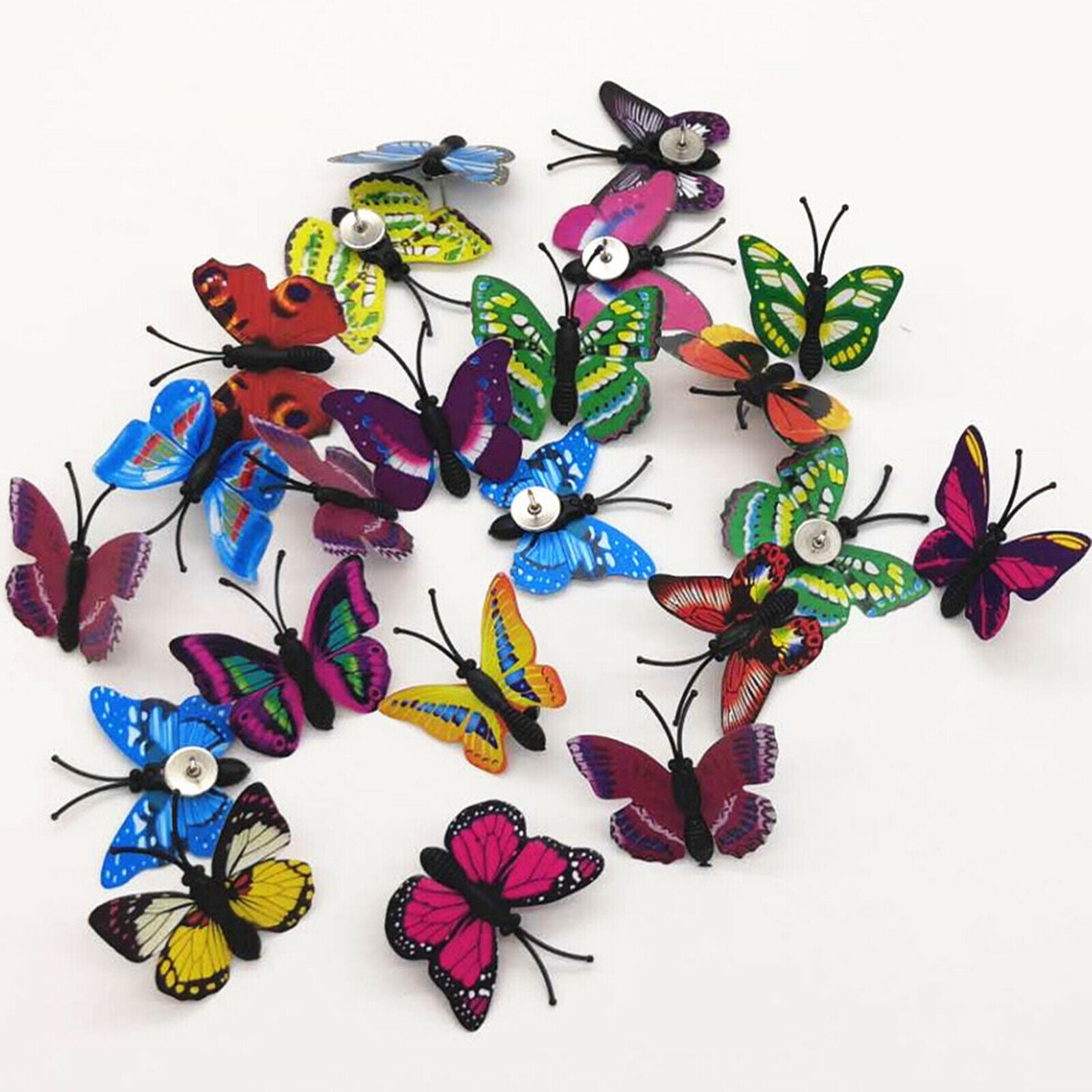 30x Butterfly Push Pin Cute Pushpins Corkboard Thumb Tack Bulletin Board