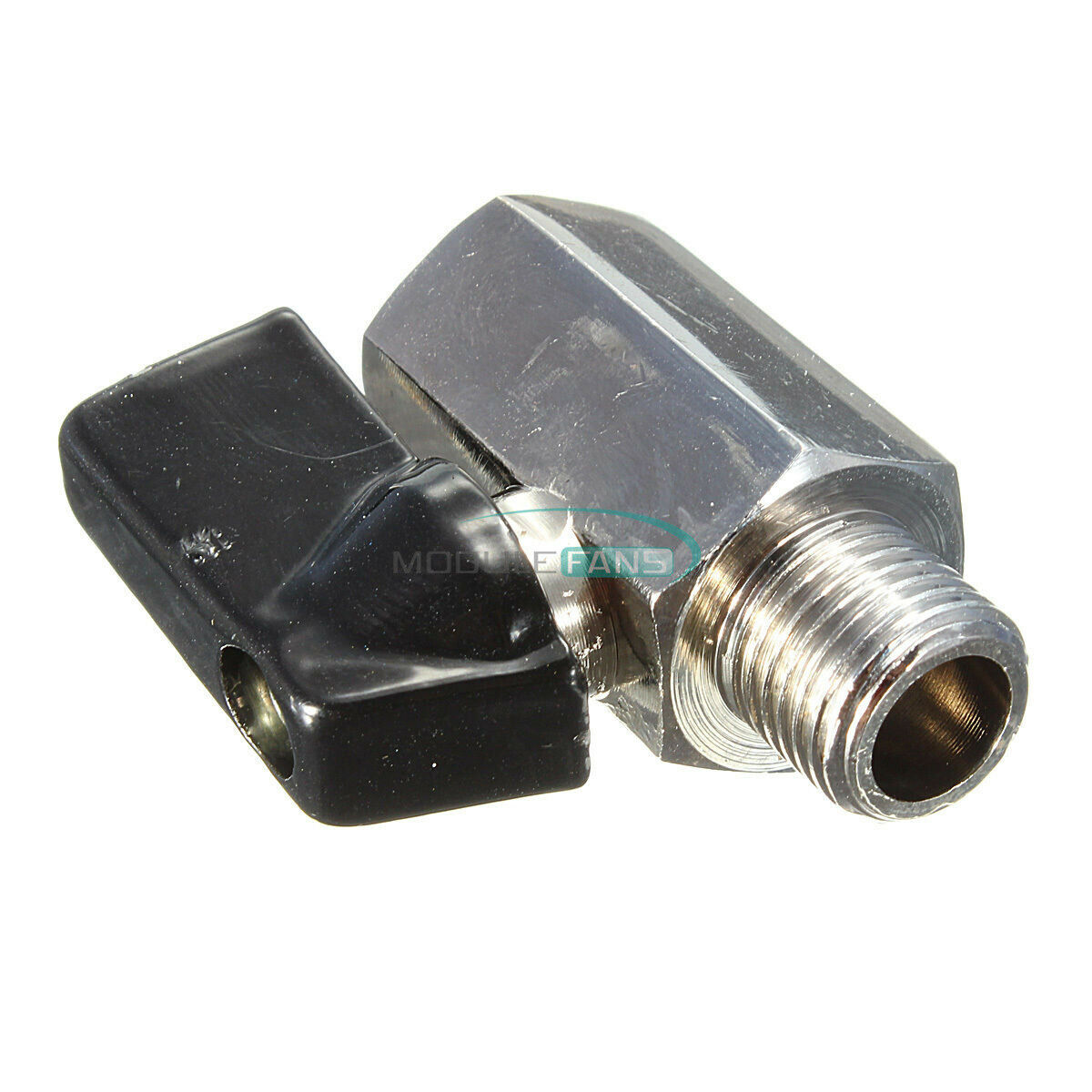 1/4" Bsp Ball Valve Chrome Brass Tap Male to Female Air Compressor Hose DZ1322