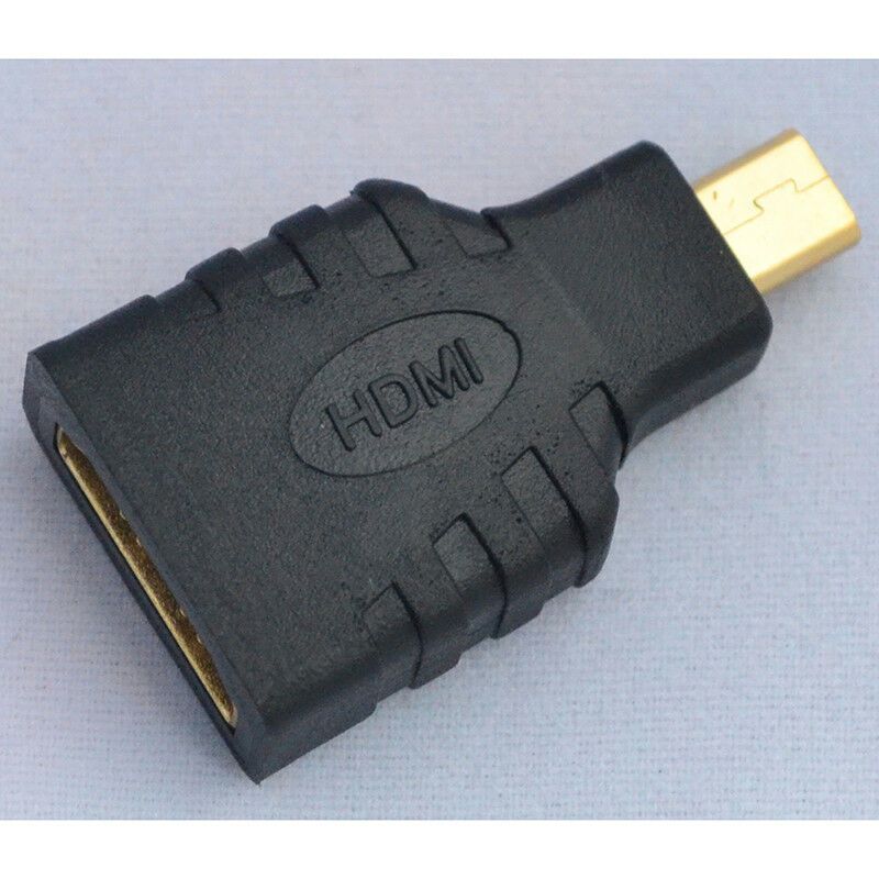 Micro HDMI Type D Male to HDMI Type A Female Converter Adapter For HDTV .l8