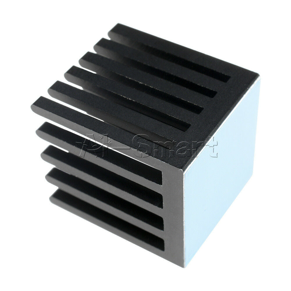 10PCS 22X22X25MM 22*22*25MM 3M8810 IC Heat Sink Aluminum Cooling Fin ADHESIVE