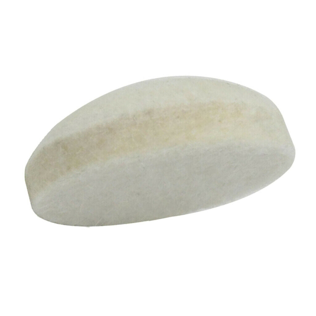 2x Bass Drum Beater Head Made of Wool Felt for Percussion Instrument Parts