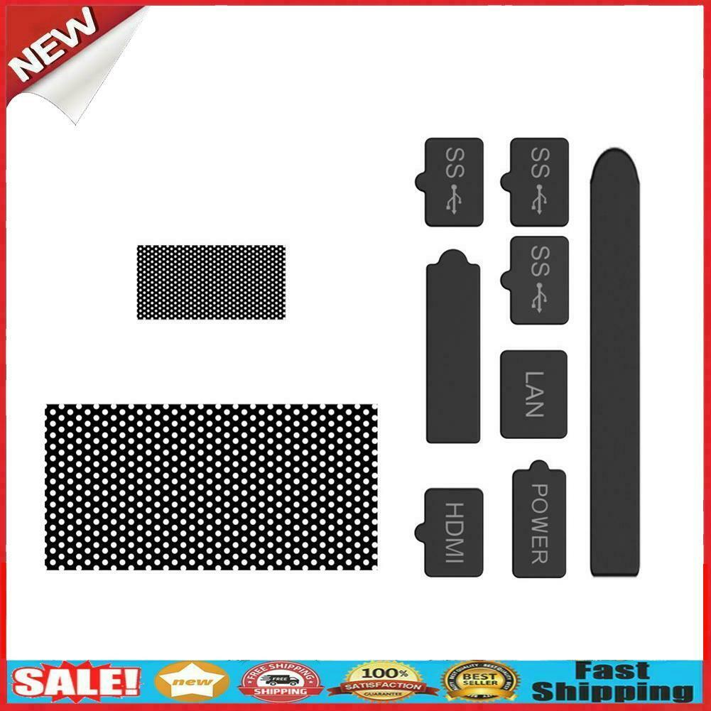 Gaming Console Cover Net Silicone Plugs for Xbox Series X Dustproof Suit @