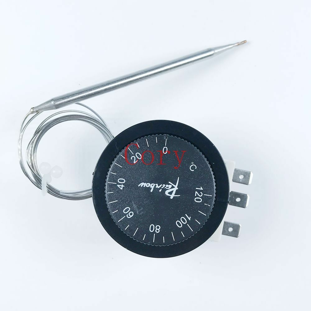 1pcs 0-120 Degree Celsius ENC ENO Temperature Control Switch Thermostat 250V 20A