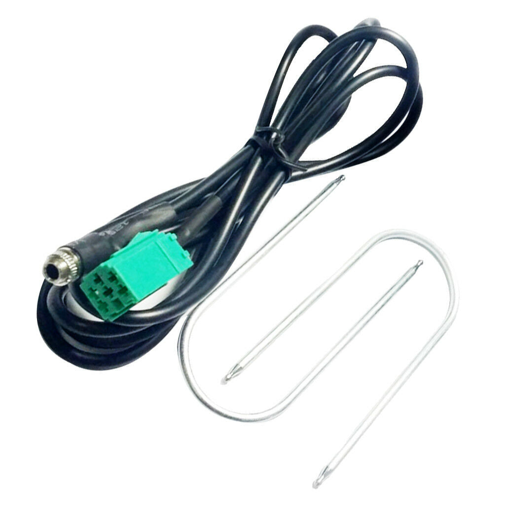 Car Audio Mini ISO 8 Pin 3.5MM Female Connector Adpater Cable for