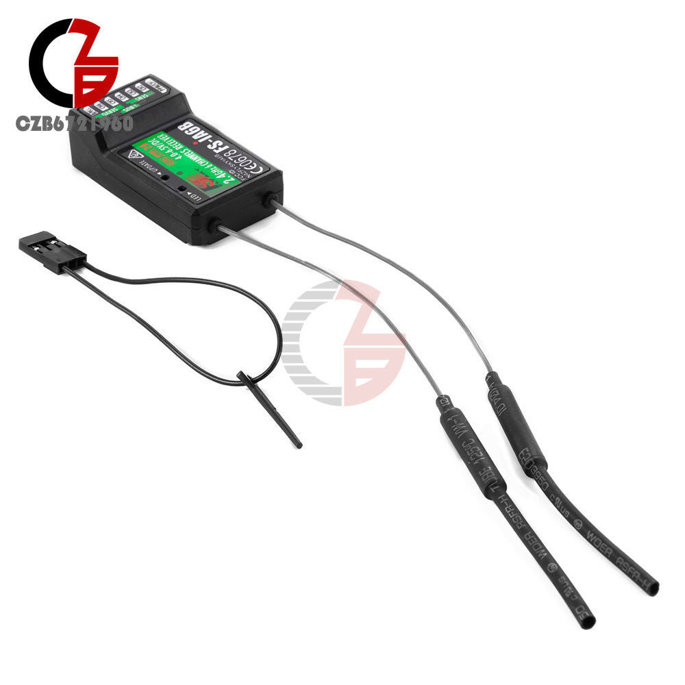 Flysky FS-iA6B 2.4G 6CH Receiver PPM Output per i4 i6 i10 GT2 Transmitter RC285