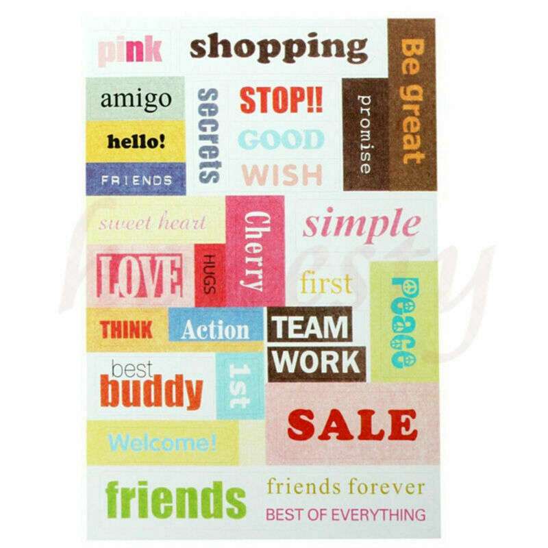 6pcs/set Retro DIY Calendar Paper Stickers for Scrapbooking Diary Planner Sticky