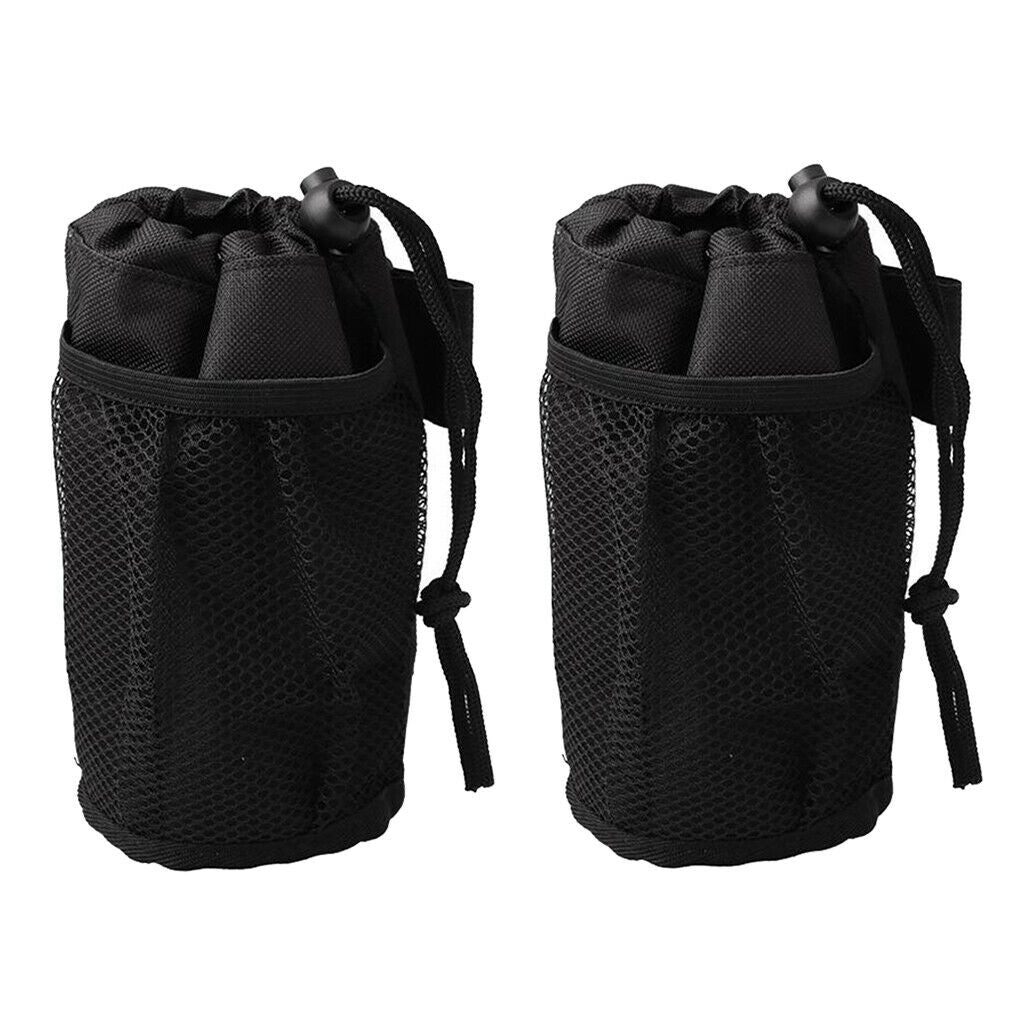 2pcs Bike Bracket Bicycle Rollator Drink Cup Holder Rack Stand Universal