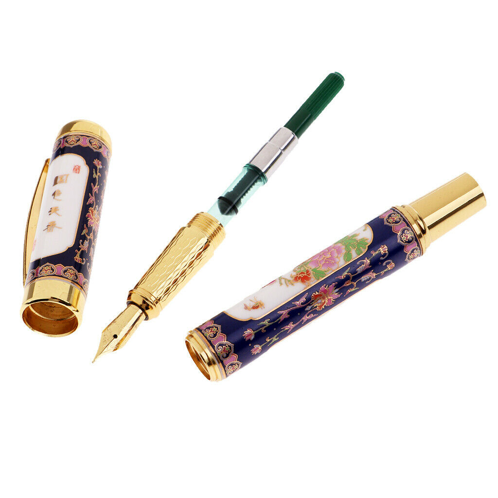 0.5mm Chinese Ceramic Fountain Pen Luxury Business Gift Office Writing Tool