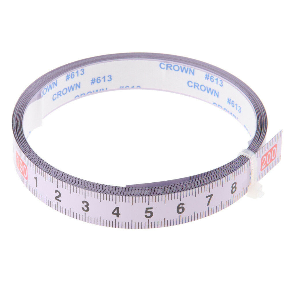 Miter Saw Track Tape Measure Adhesive Metric Ruler Left To Right(0-200CM)